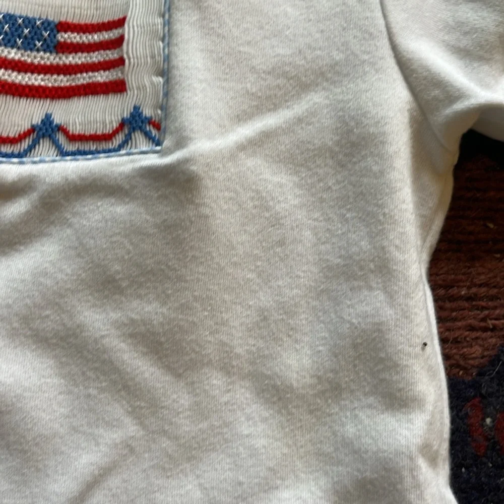 Classical Whimsey Boys - size 5 - knit smocked set - Picture 3 of 3